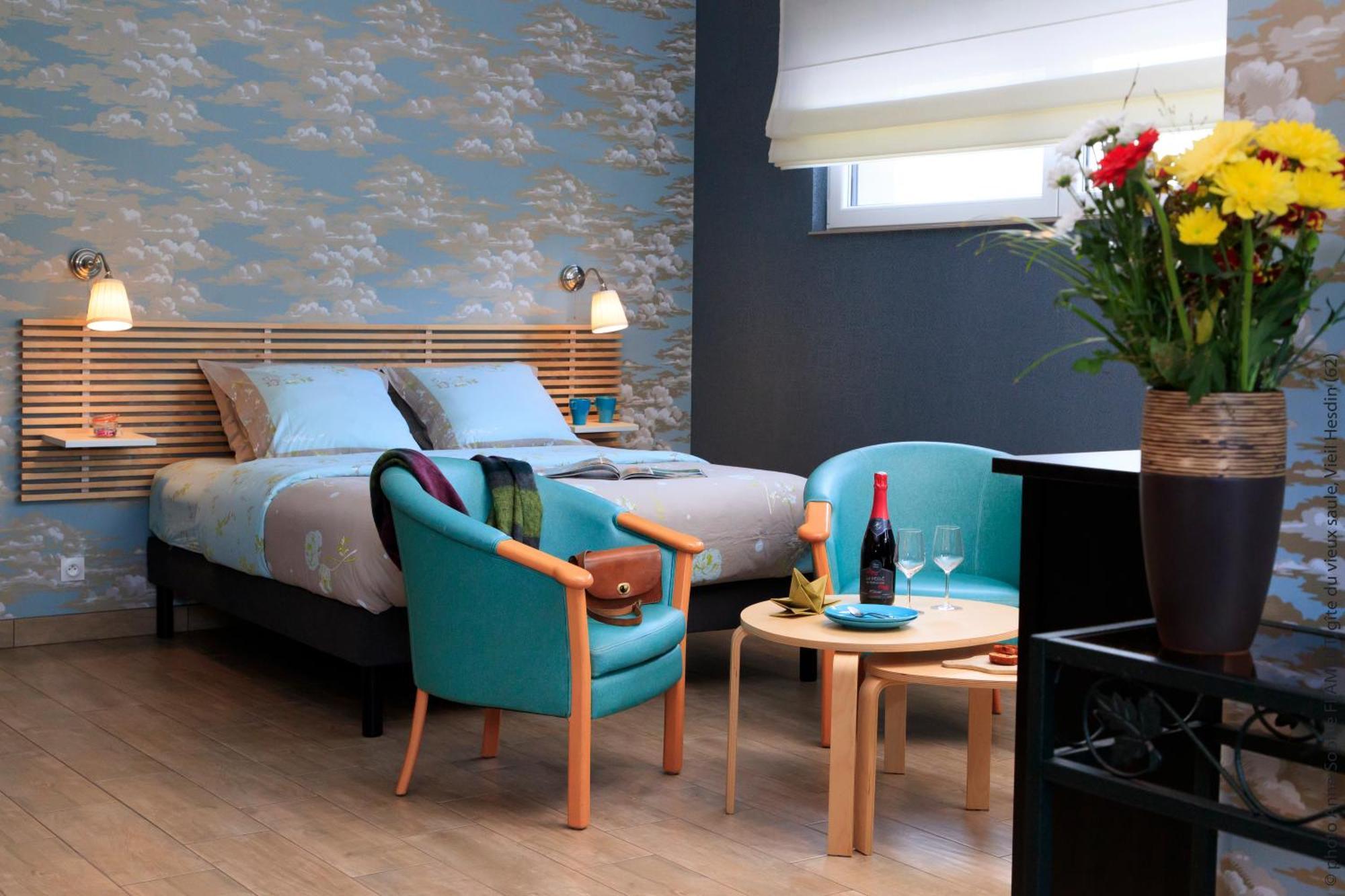 Gite Du Vieux Saule 1 Gite Avec Spa Privatif Pour 2 Personnes 1 Suite Familiale Sans Spa Vieil-Hesdin Dış mekan fotoğraf