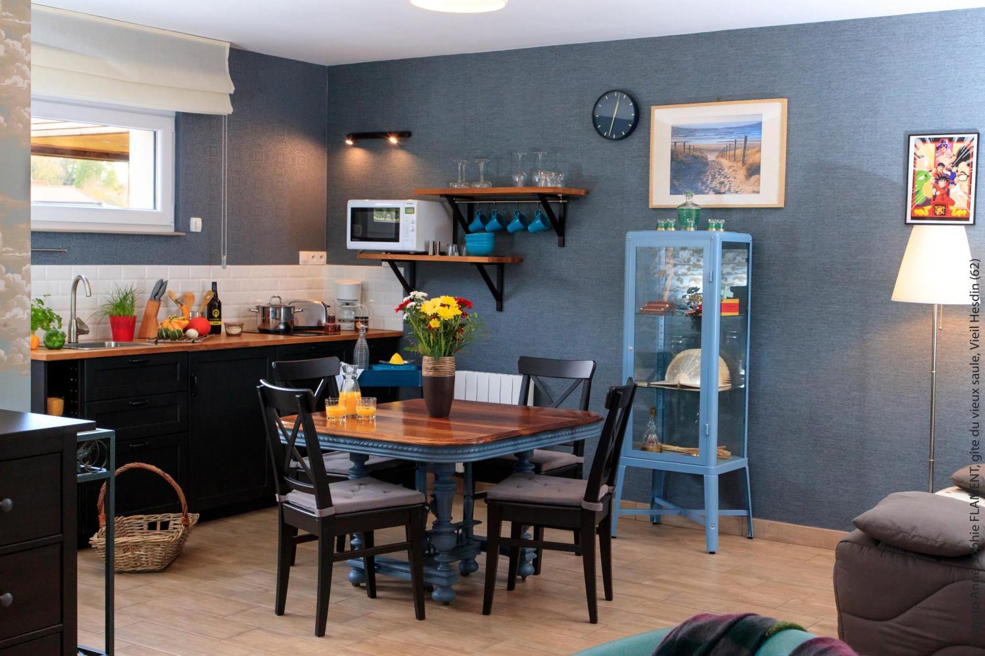Gite Du Vieux Saule 1 Gite Avec Spa Privatif Pour 2 Personnes 1 Suite Familiale Sans Spa Vieil-Hesdin Dış mekan fotoğraf