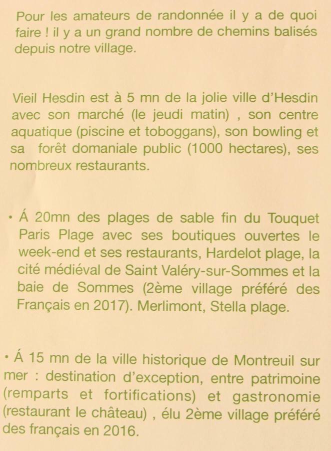 Gite Du Vieux Saule 1 Gite Avec Spa Privatif Pour 2 Personnes 1 Suite Familiale Sans Spa Vieil-Hesdin Dış mekan fotoğraf